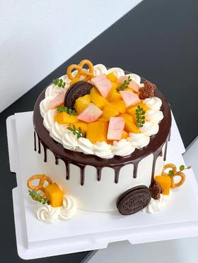 夏日简约鲜果琳琅蛋糕D款