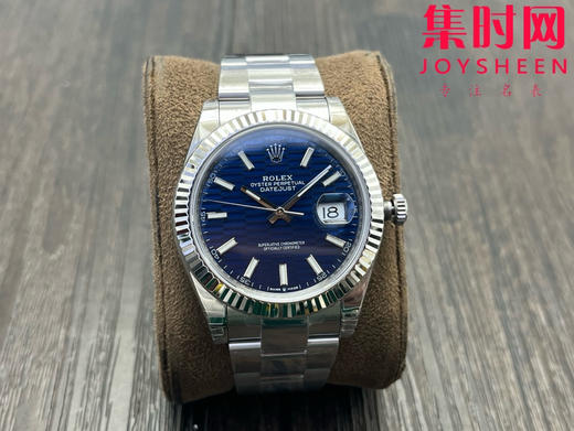 劳力士 VS日志41系列 蓝色格子面 格纹盘 男士腕表 3235机 三珠带 表径41mm 商品图0