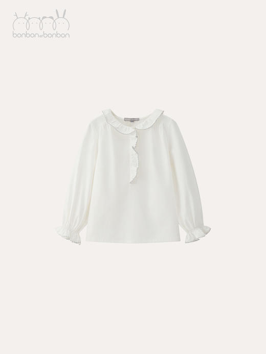 花边银线曲芽上衣 商品图0