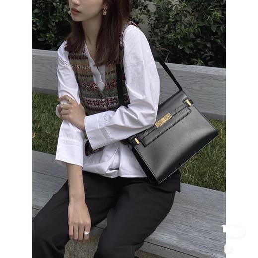 圣罗兰- Manhattan  新包型翻盖曼哈顿法棍包 6色合集中号（LZ） 商品图6