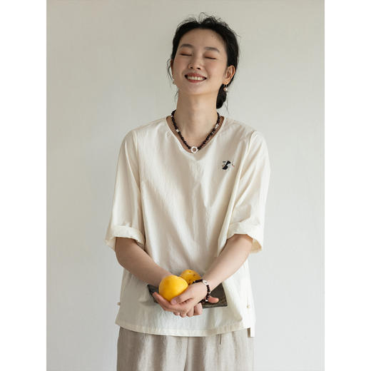 牧衣游原创 925银檀木珠项链文艺复古百搭 佳琳【不支持会员折】 商品图3