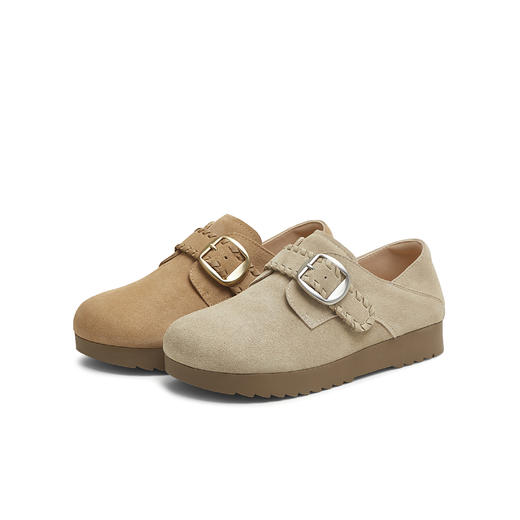 【云粉节】BF楼天美意复古厚底全包勃肯鞋女两穿休闲单鞋半拖2025秋新款BJ553CM5吊牌价859活动价439 商品图3