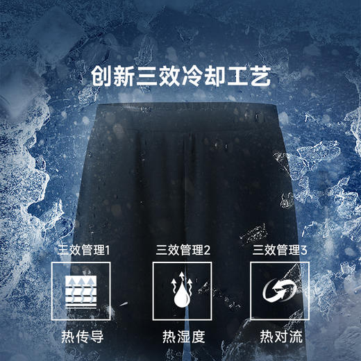 素湃Supield暴冰短裤10A抗菌凉感夏季户外耐磨五分裤BS3547 商品图2