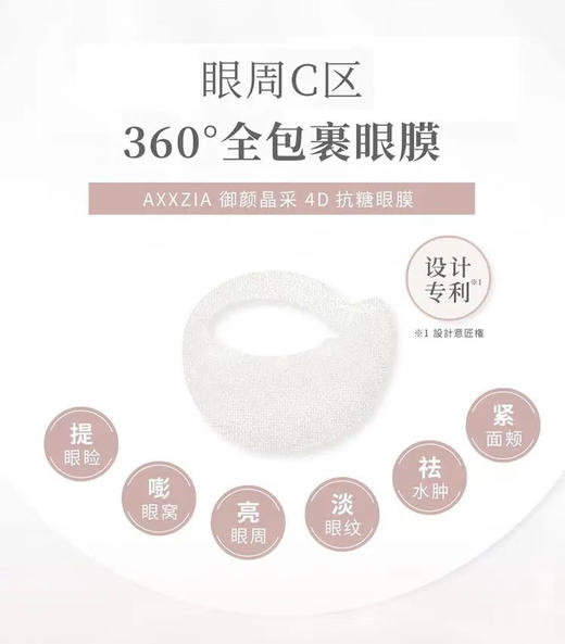 日本AXXZIA晓姿4D金字塔眼膜紧致淡纹抗皱淡化黑眼圈提拉紧致60片/罐 商品图8