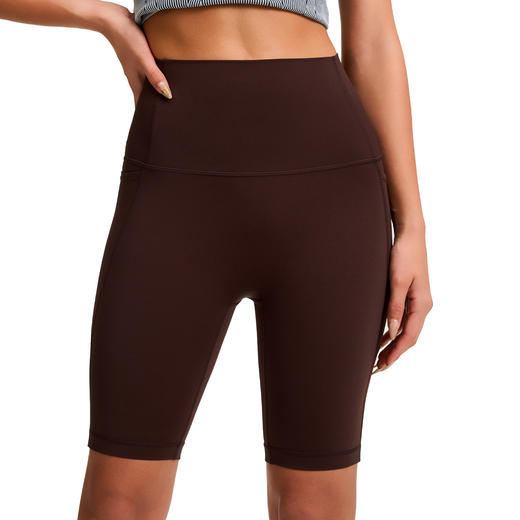 跃牌【安琪拉系列】裸感瑜伽短裤女提臀速干运动健身骑行裤紧身高腰五分瑜伽裤WFK-5012 商品图4