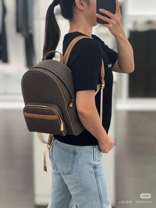 D072249老花印花女士大容量户外休闲旅游双肩背包 商品图2