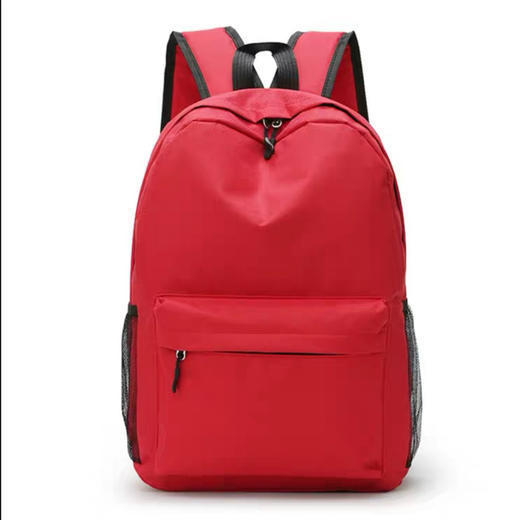 帆布红色书包 商品图0