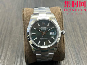 劳力士 VS日志41系列 光圈薄荷绿 男士腕表 3235机 三珠带 表径41mm