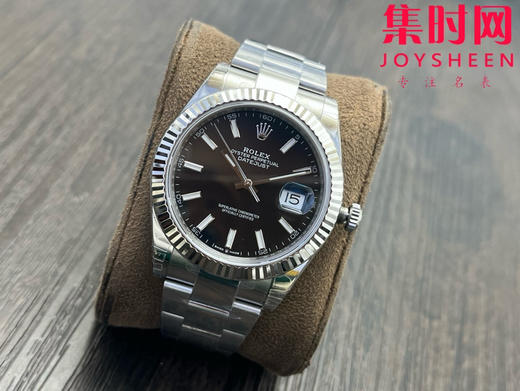 劳力士 VS日志41系列 黑色盘 男士腕表 3235机 三珠带 表径41mm 商品图2