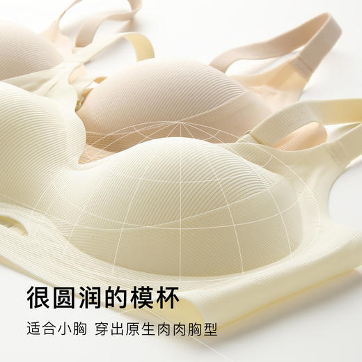 【隐形粉底肤】内衣女白T内搭不透无痕提拉冰丝透气无钢圈文胸罩一岸流年 商品图7