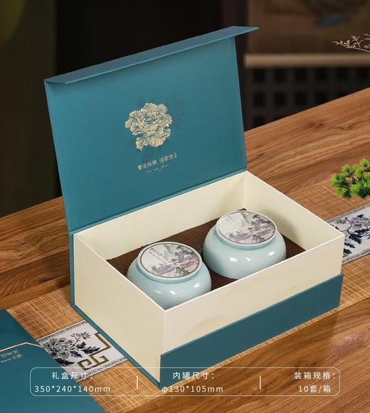 新款繁花似锦瓷罐【通版.蓝色】35元1套.一箱10套.整箱包邮 商品图2
