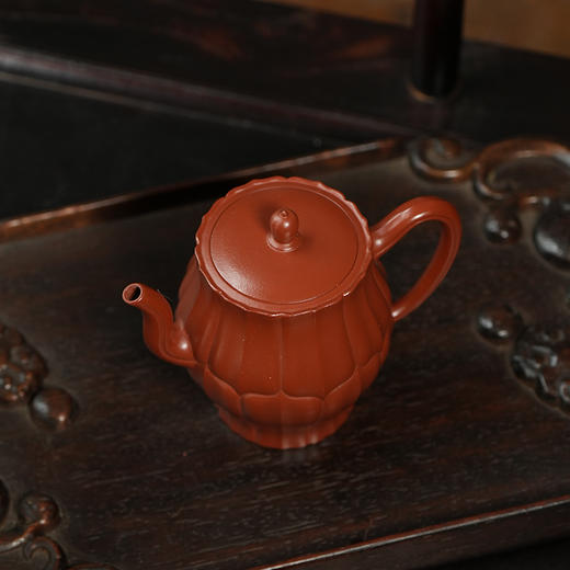 龙德堂陶艺 汤宣武制《高菱》210cc 原矿大红袍  库存请咨询客服 商品图3