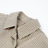 谜底细格纹风衣女士2025春新款复古翻领宽松双排扣外套257ME7301 商品缩略图3