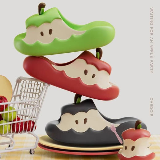 热卖！不闷不臭脚！云朵感 可爱 厚底凉拖！YiLuoShan 四色苹果EVA防滑拖鞋 居家 宿舍 外出 4色可选 商品图1