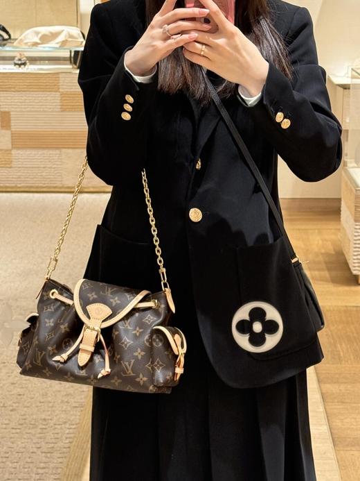 驴家 ODYSSEE 经典老花可调节可拆卸肩带 涂层帆布 单肩包 女款 棕色(JPH) 商品图5