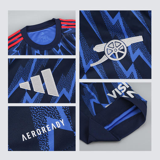 小李子ADIDAS阿迪达斯25/26赛季阿森纳球迷版客场短袖球衣足球服JI9511 商品图3