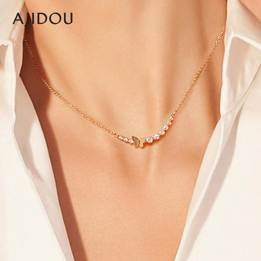[小滋心选]【活动价 ¥49.9 ¥59.9 ¥69.9】AJIDOU阿吉豆简约时尚百搭轻奢高级项链女 商品图8