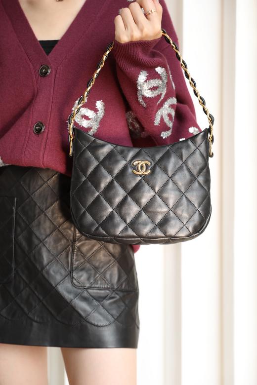 香奈儿-22k秋冬HOBO腋下包/嬉皮包（LZ） 商品图10