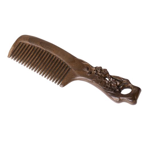 金丝楠木按摩梳五合一养生按摩梳&古沉木雕梅花梳 商品图6