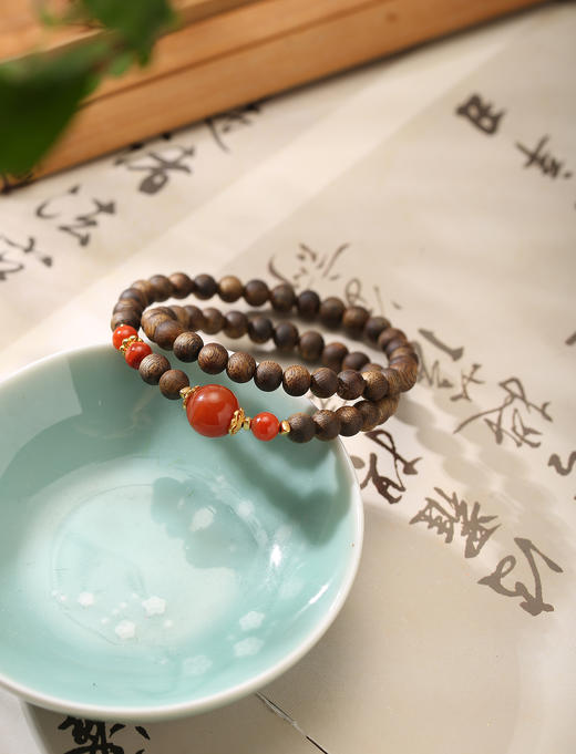 【沉香溯源】沉瑞双环沉香手串 BCCSDIY17 （特殊商品请在收货之后48小时内申请退换货，过期不予处理！！！） 商品图1