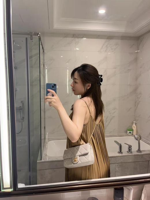 BT289 香奈儿 24S 珍珠方胖子斜挎包 淡灰色（BT*MM）7.22直播款 商品图5