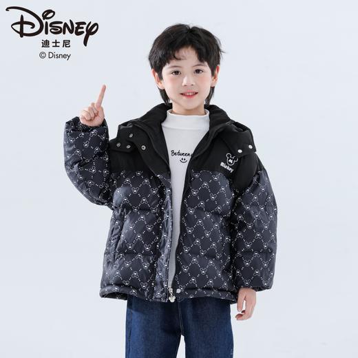Disney/迪士尼XH儿童羽绒服男女童黑金系列连帽外套XME4SU506 商品图0