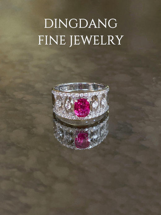 宫廷 粉蓝宝  戒指 商品图1