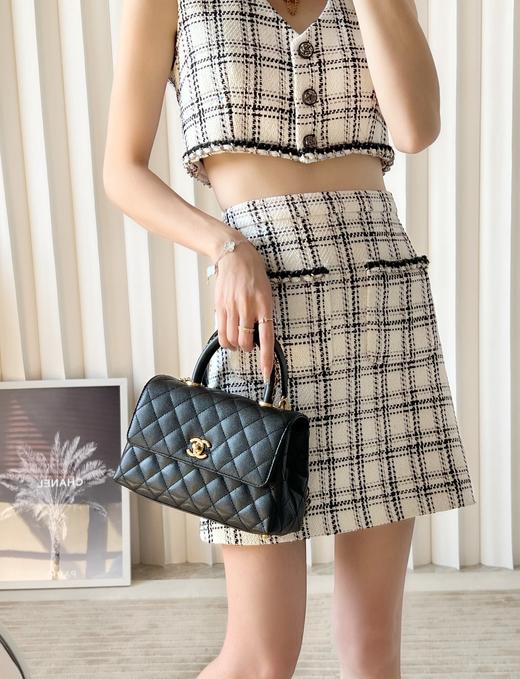 香奈儿 23P COCOhandle  链条手柄口盖 黑色 迷你/小号（LZ） 商品图4