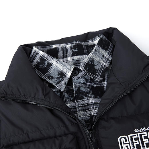 【新品上新】HX 冬季假两件短款立领羽绒服潮流C100440039101 商品图7