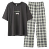 【178元/2套】【抗菌新疆棉】春夏季情侣睡衣 短袖长裤超柔舒适纯棉睡衣家居服 商品缩略图4