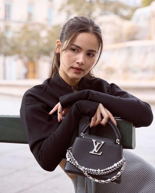 驴家 黑拼珍珠三合-链条款 Capucines手袋包(JPH) 商品图3