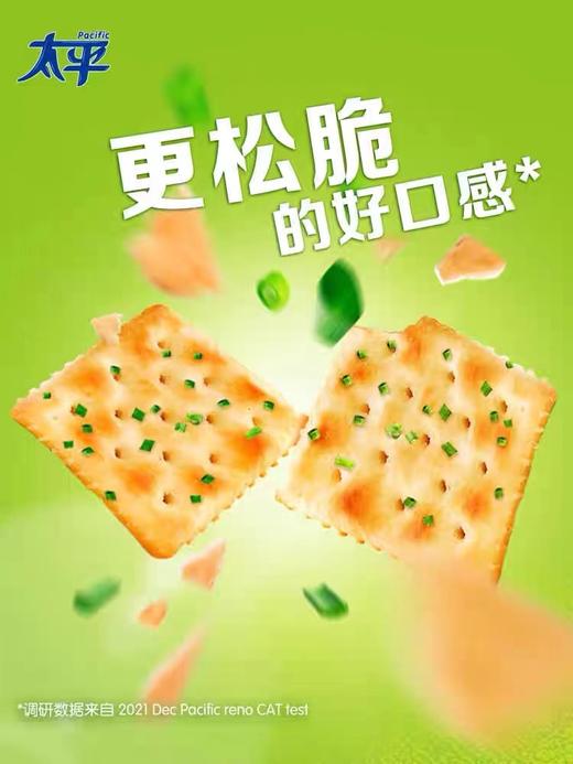 太平苏打饼干香葱味奶盐薄脆饼干100g 商品图0