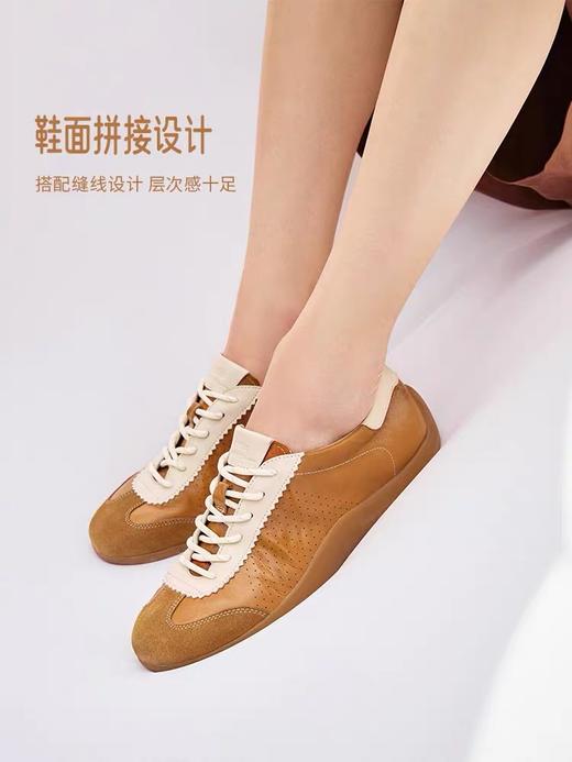 【云粉节】【拔佳】BF楼Bata羊皮书德训鞋2026春款软薄底复古休闲女板鞋ALI45AM6     吊牌价1099   活动价639 商品图3