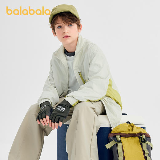 【商场同款】巴拉巴拉男童外套儿童上衣2025新款秋装中大童防泼水 商品图2