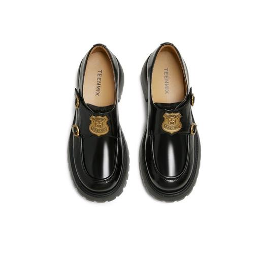 【云粉节】BF楼天美意25秋复古厚底英伦学院乐福鞋女小皮鞋单鞋CPF36CM5吊牌价939活动价539 商品图1