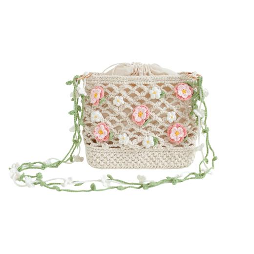 苏苏姐家织叶花藤包手工diy编织钩针毛线团自制包包材料包 商品图4