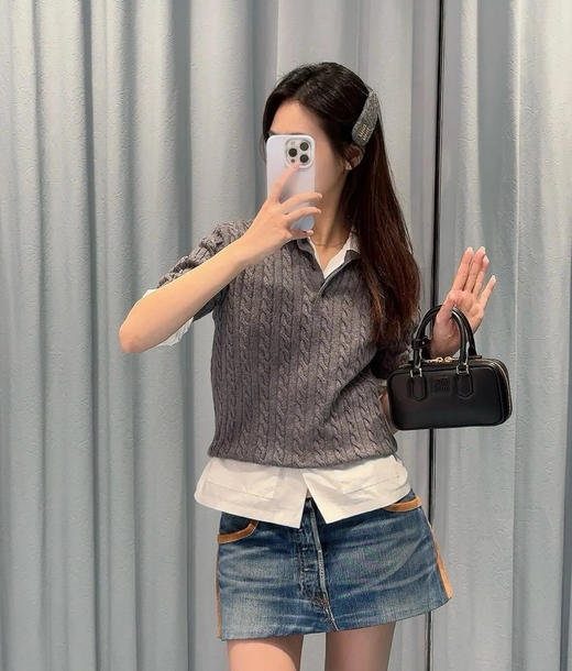 缪缪皮革手袋 小号迷你三色可选（LZ） 商品图14