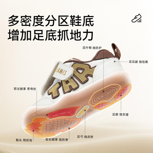 泰兰尼斯101童鞋秋季新款女童步前鞋婴幼儿宝宝鞋子男宝宝赤足鞋  T24B5C7421 商品图3