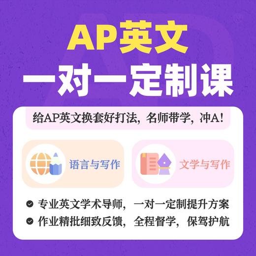 AP英文一对一定制课 商品图0