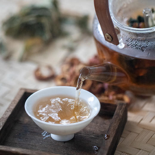 *自营*菊荷茶 | #三焦清畅饮#沁爽轻养·六味草本配比山楂乌梅陈皮打底+薄荷菊花冰糖回甘东方茶饮花茶代用茶10包。 商品图1