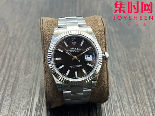 劳力士 VS日志41系列 黑色盘 男士腕表 3235机 三珠带 表径41mm 商品图0