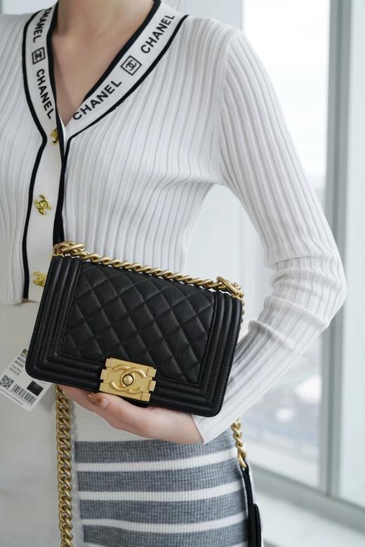 香奈儿-小球纹 黑银黑金小号！（LZ） 商品图4