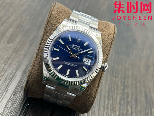 劳力士 VS日志41系列 蓝色格子面 格纹盘 男士腕表 3235机 三珠带 表径41mm 商品图2