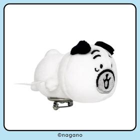 友游 自嘲熊和朋友们系列 帕格立体趴姿 毛绒徽章 吧唧 国谷