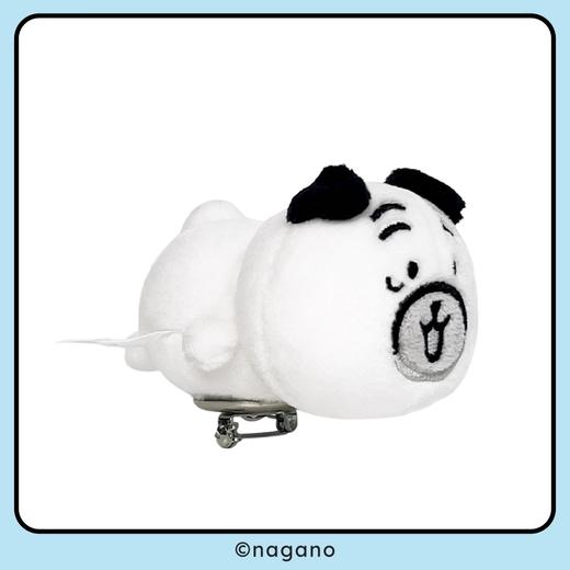 友游 自嘲熊和朋友们系列 帕格立体趴姿 毛绒徽章 吧唧 国谷 商品图0