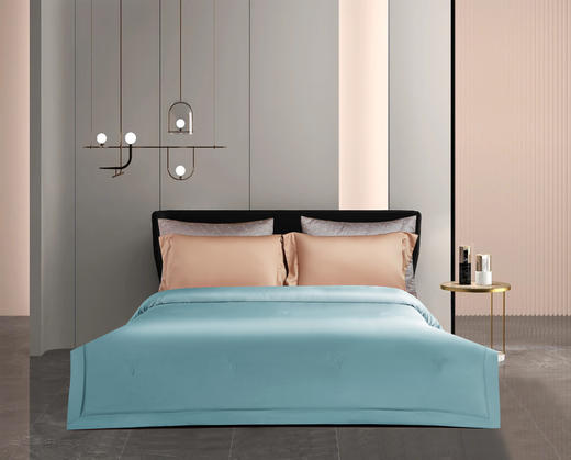 【维科家纺】七彩丝大豆纤维夏凉被（茱萸、青绿、玫瑰、雨灰、天蓝） 商品图1