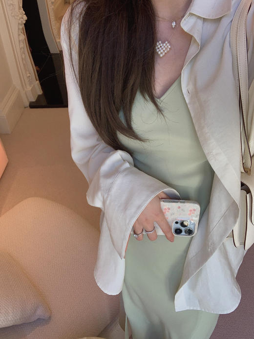 金蘑菇菇 盛夏甜蜜 / 四季衬衫爱好者  温柔风天丝棉衬衫 商品图8