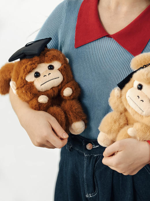 【新品早鸟价】学术吗喽公仔（两色可选）  文创 送礼  礼物  陪伴玩偶 广西师范大学出版社 商品图1