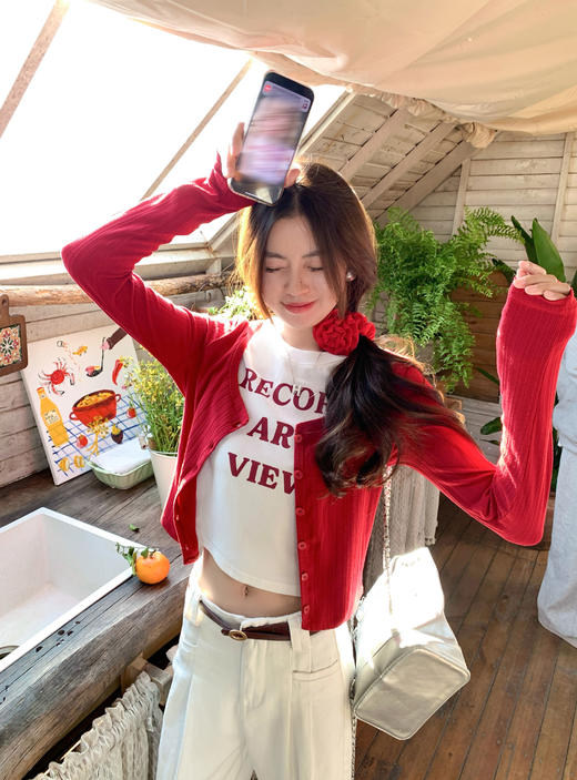 【99元任选2件】现货秒杀！卖完不补 ！微信打折价！字母印花短款短袖T 商品图8