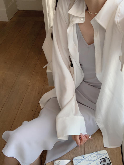 金蘑菇菇 盛夏甜蜜 / 四季衬衫爱好者  温柔风天丝棉衬衫 商品图10